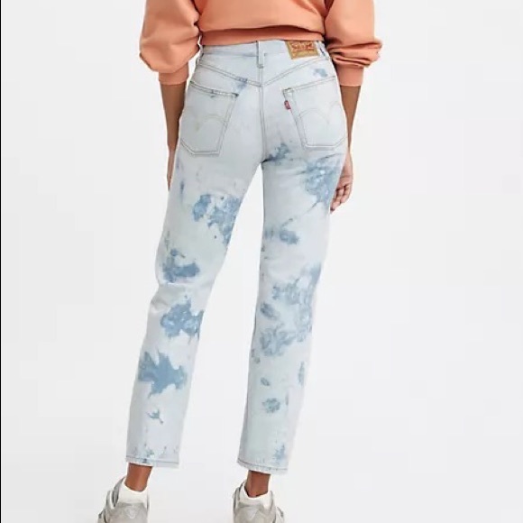 LEVI’S 501 Original Cropped in Scribble Wash (size 27x26) - Picture 2 of 7